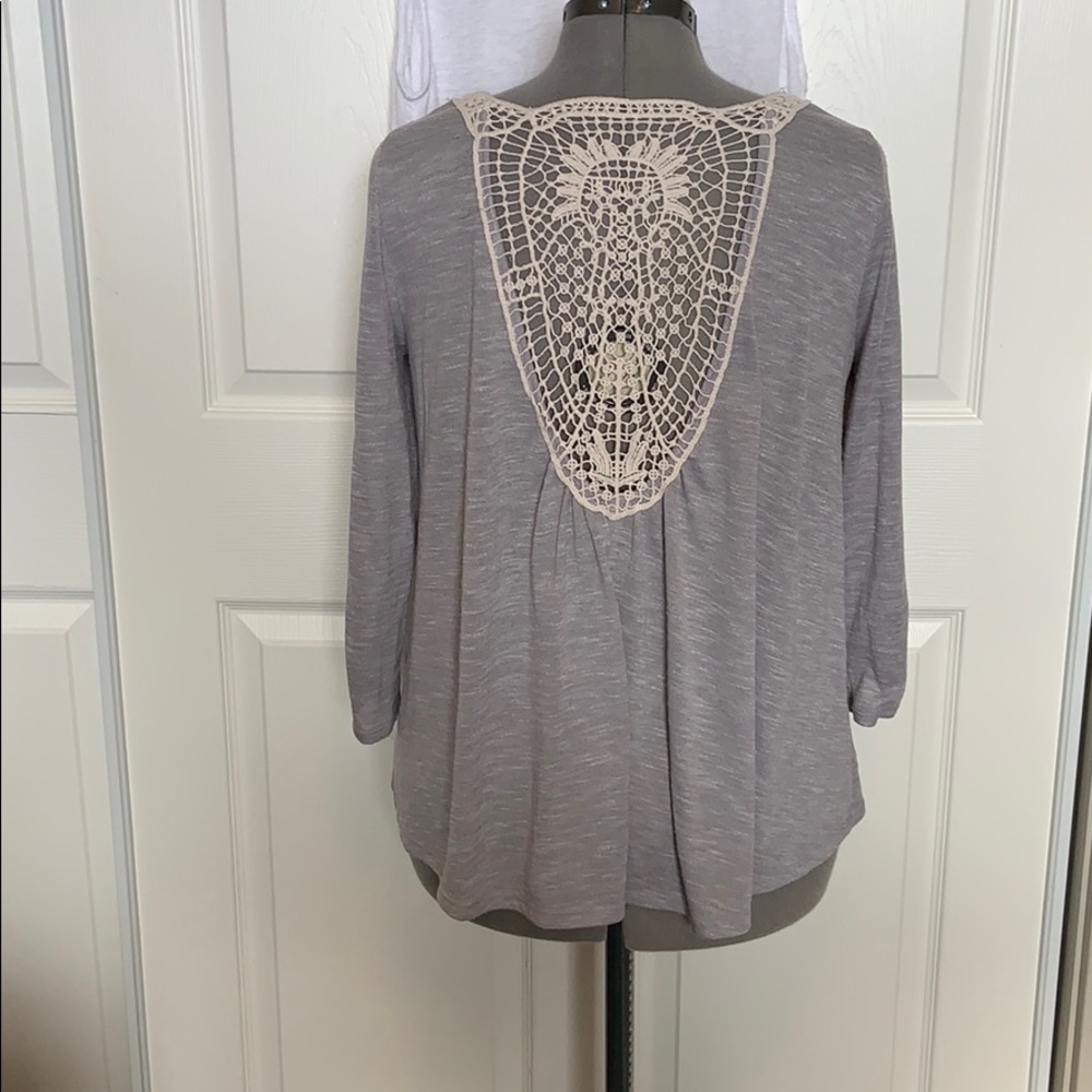 Crochet back top